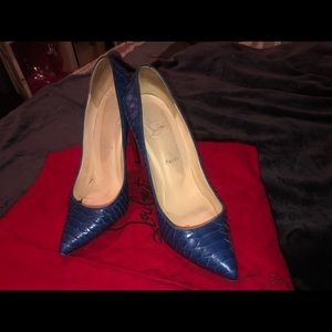 Python Blue Christian Louboutin